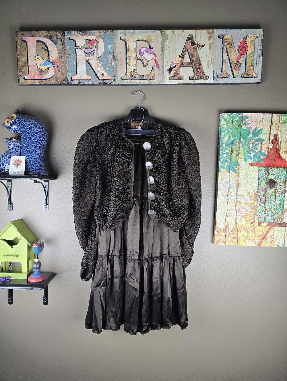 Double D Ranchwear Vintage Jacket Skirt Set XS